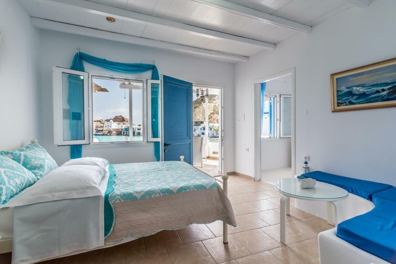 Blue Mare Apartments On The Beach Firopotamos Eksteriør bilde